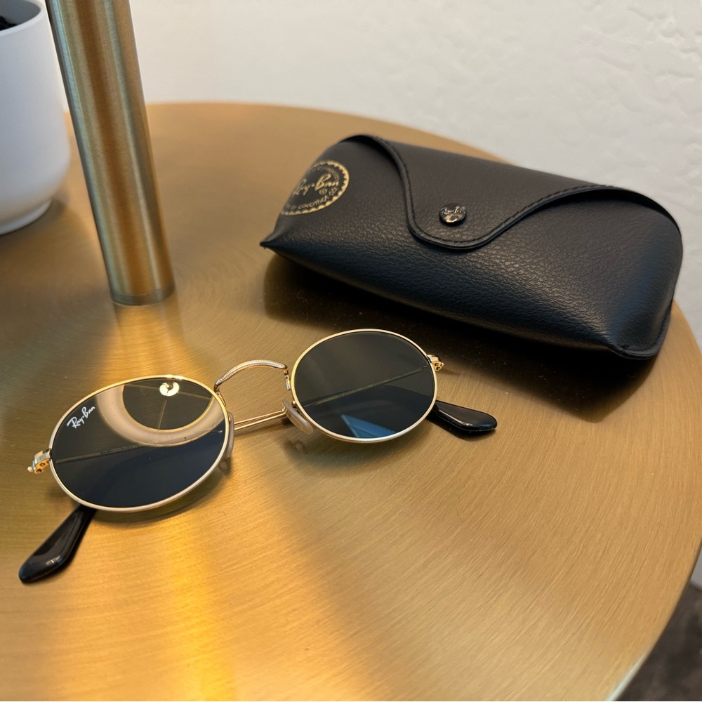 Ray Ban Oval Metal Sunglasses